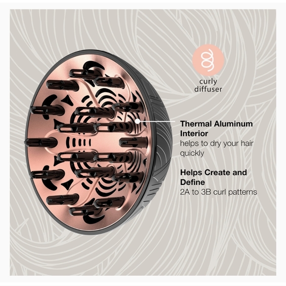 Conair The Curl Collective Diffuser - Wavy to Curly Pink - Picture 4 of 13